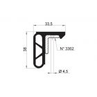 Fermod deurrubber 8550