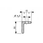 Fermond montage profiel 3362 voor 3350 / 8550 / 250