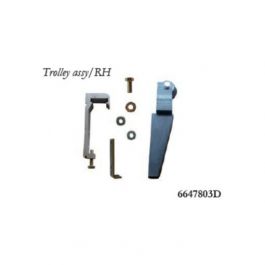 Fermatic deurophanging compleet voor rail 2120-2130 RECHTS.
Artikelnummer 6647803D