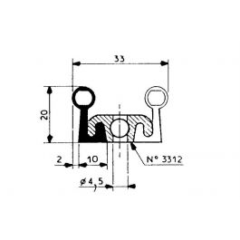 Rubber afdichting model 2311