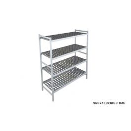 Fermostock basisrek 360 mm breed en 1.800 mm hoog